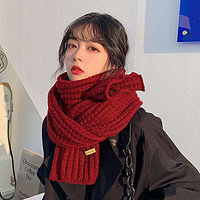 冬季保暖针织毛线围巾