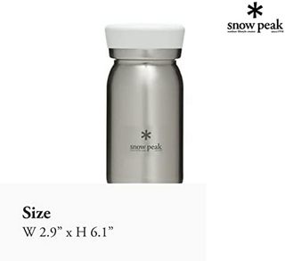 snow peak 雪峰 不銹鋼真空水杯 M350透明 TW-351CL