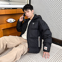 PUMA 彪马 连帽羽绒服男子厚外套秋冬新款保暖运动服624529-01