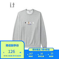 :CHOCOOLATE it 情侣款多色简约时尚圆领卫衣 CLSWU11L