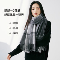 羊毛围巾女冬季加厚百搭高级感羊绒2023围脖披肩