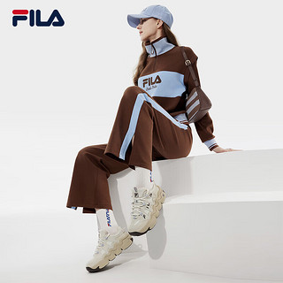 FILA 斐乐 女鞋PANINI复古运动鞋2024春帕尼尼篮球鞋休闲鞋 奶白/泡沫白-GW 38