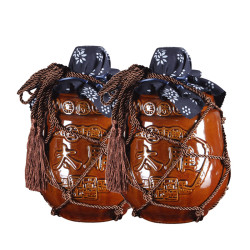 古越龙山黄酒八年陈古越太雕2l2坛老酒8年陈大坛糯米花雕酒