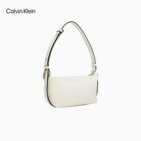 Calvin Klein女包24春夏简约金属字母链条单肩腋下包枕头包新年DH3573 115-象牙白 OS