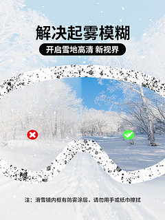 户外滑雪镜骑行防风防沙护目镜登山眼镜防雾雪地近视滑雪眼镜防护