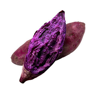 京百味 广西农特产 小紫薯 2.5kg 箱装 地瓜  新鲜蔬菜