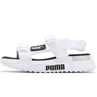 PUMA 彪马 男女 基础系列 Future Rider Sandal 拖凉鞋 372318 02 白/黑色 43码 UK9码