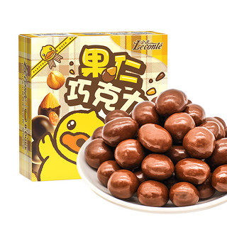 金帝巴旦木坚果夹心巧克力豆小黄鸭联名款纯可可脂儿童