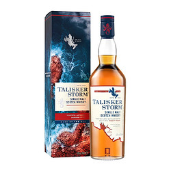 TALISKER 泰斯卡 风暴英国45度单一麦芽苏格兰威士忌700ml英国洋酒行货