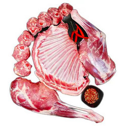 半只羊肉(羊腿4斤+羊排3斤+羊蝎子3斤) 火锅食材年货 净重5斤