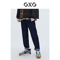 GXG 男装21年冬季新品商场同款明线牛仔裤#GC105006J