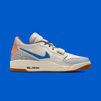 NIKE 耐克 男鞋AIR JORDAN LEGACY AJ312 灰白蓝复古篮球鞋HF0746-041