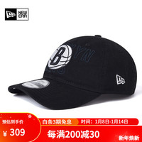 NEW ERA纽亦华NBA系列弯檐款棒球遮阳帽子潮流 60361387-黑色 OSFM