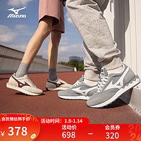 Mizuno 美津浓 24男女秋冬鞋子经典复古厚底 层次拼接秋冬休闲运动鞋LG 70S 11/暗淡灰/白