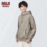 无印良品（MUJI）男式  毛圈棉 套头卫衣 男士男生 春季   AB1LUA4S 浅灰棕色 L(175/100A)