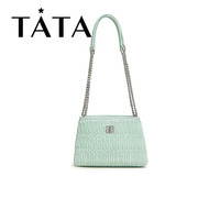 他她2024春时尚休闲简约精致感腋下包X3194AX4 绿色 F