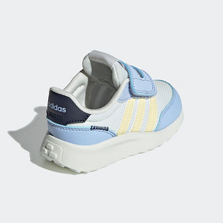 adidas RUN 70s AC I魔术贴休闲运动鞋男婴童阿迪达斯 米白色/淡蓝色/黄色/深蓝色 25(145mm)