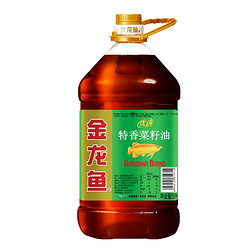 金龙鱼 优选纯香菜籽油5L 桶装家用商用菜油炒菜