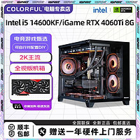 七彩虹 Intel i5 14600KF/RTX4060TI高端电竞游戏电脑组装机