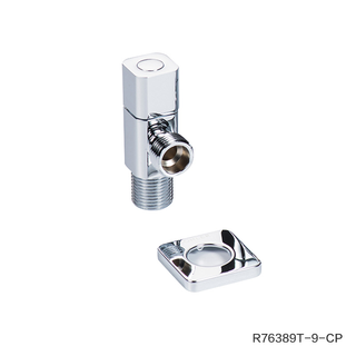 KOHLER 科勒 角阀三角阀冷热水通用全铜止水阀 卫浴配件 K-R76390T-9-CP(两只装) 4分出水