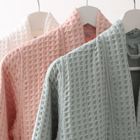 儿童纯棉浴袍家用吸水速干全棉毛巾料长款游泳洗澡带帽和服款浴衣