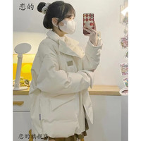 LIANDE 恋的 冬季女生棉服外套秋冬款高中初中生棉衣冬天衣服羽棉袄绒服女 图片色 均码