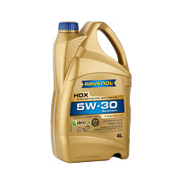 Ravenol HDX 5W-30 API SP GF-6 美日系 德国原装进口 拉锋高级清洁DEXOS 4升 超金装