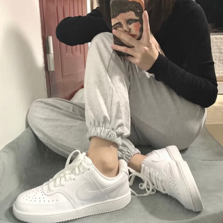 NIKE 耐克 女鞋 2024春季运动鞋COURT时尚潮流休闲鞋低帮轻便板鞋 DH3158-100 36