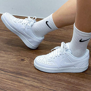 NIKE 耐克 女鞋 2024春季运动鞋COURT时尚潮流休闲鞋低帮轻便板鞋 DH3158-100 36