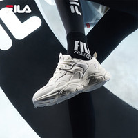 FILA 斐乐女子跑步鞋复古女鞋老爹鞋火星鞋女MARS Ⅱ 微白/雨雾灰-O-WA 40
