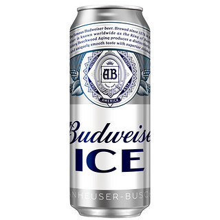 Budweiser 百威 啤酒冰啤500ml*9听清爽醇正啤酒