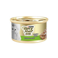 88VIP：FANCY FEAST 珍致 猫罐头猫咪零食85g*1罐精选鲣鱼肉及明虾真鱼真肉原始营养