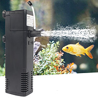 HIDOM希腾 鱼缸过滤器 内置 水族箱过滤器三合一循环水泵 用品 带雨淋AP1500L-22W(适用90-120缸)