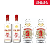 52%vol 浓香型白酒 425ml*2瓶+汾酒 53度小批量酿造 清香型白酒 500ml*2瓶