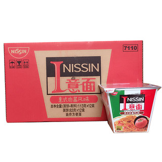NISSIN 日清食品 I意面 意式肉酱风味 113g*12盒
