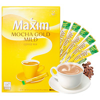 Maxim 麦馨 摩卡韩国原装进口办公室速溶咖啡三合一100条袋冲饮好喝咖啡