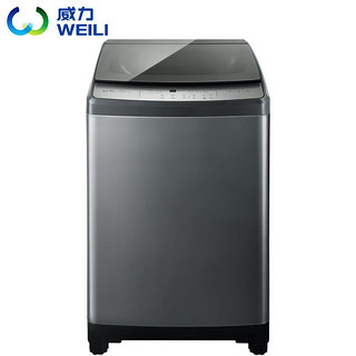威力（WEILI）全自动15公斤波轮洗衣机超大容量洗大件 量衣判水 护衣防缠绕 钢化玻璃盖板XQB150-2119X 专卖
