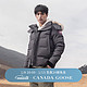 CANADA GOOSE 24期免息：加拿大鹅（Canada Goose）Wyndham男士派克大衣户外休闲外套羽绒服 3808M 66 石墨色 XL