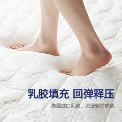 晟菲光 乳胶床垫软垫家用加厚宿舍学生单人垫子海绵垫褥子专用折叠幼儿园