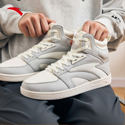 anta安踏烈焰3丨高帮板鞋男鞋复古篮球鞋奥特莱斯运动鞋子