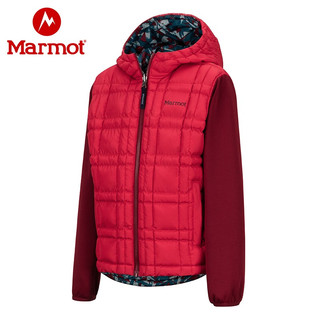 Marmot 土拨鼠 儿童耐磨保暖带帽面包棉服