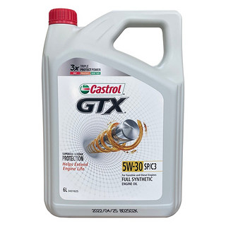 嘉实多（Castrol） 极护 磁护 嘉力 超嘉护 韩国机油 超嘉护5W-30 / 6L（韩国产）