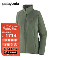 巴塔哥尼亚（Patagonia）女士防风保暖透气抓绒衣开衫R2 TechFace Jacket 83630 HMKG L