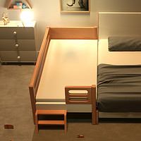 实木儿童床拼接床婴儿床拼接大床加宽床榉木单人男孩宝宝床边小床
