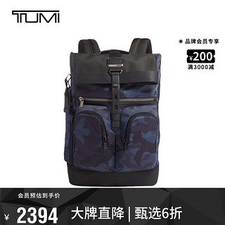 TUMI 途明 Alpha Bravo系列 男士双肩包 0232659NVYCM 海军蓝迷彩