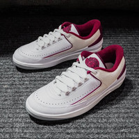 耐克（NIKE）休闲鞋男鞋冬季Air Jordan 2 Low AJ2篮球鞋 DV9956-103白红 42.5