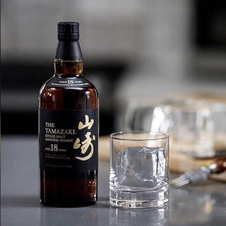 山崎（Yamazaki）日本单一麦芽威士忌三得利洋酒 700ml 山崎18年单一麦芽威士忌-有盒