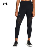 安德玛 UNDERARMOUR)Vanish Elite Vent女子训练运动紧身九分裤1383553 黑色001 XL