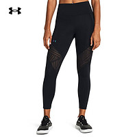 安德玛 UNDERARMOUR）Vanish Elite Vent女子训练运动紧身九分裤1383553 黑色001 XL