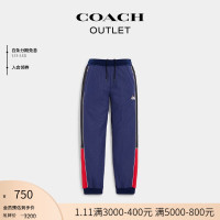 蔻驰（COACH）奥莱男士男装COACH X WHITE RABBIT户外慢跑裤 彩海军蓝 XL